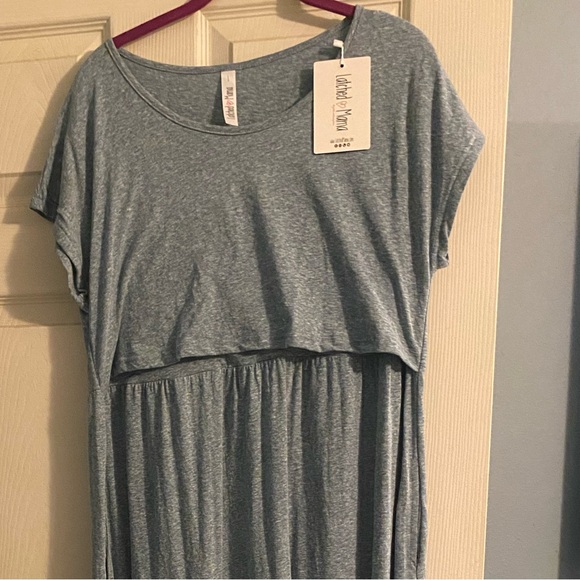 NWT Latched Mama Tiered Dress - Picture 2 of 4